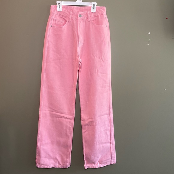 SHEIN High Waisted Straight Leg Jean - Picture 3 of 6